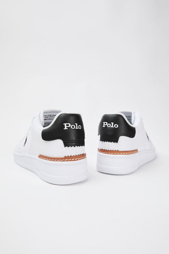 Ralph Lauren Sneaker Grny Lthwhite/white/black Uomo - 6