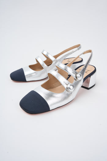 Roberto Festa Slingback Blu+silver Donna - 5
