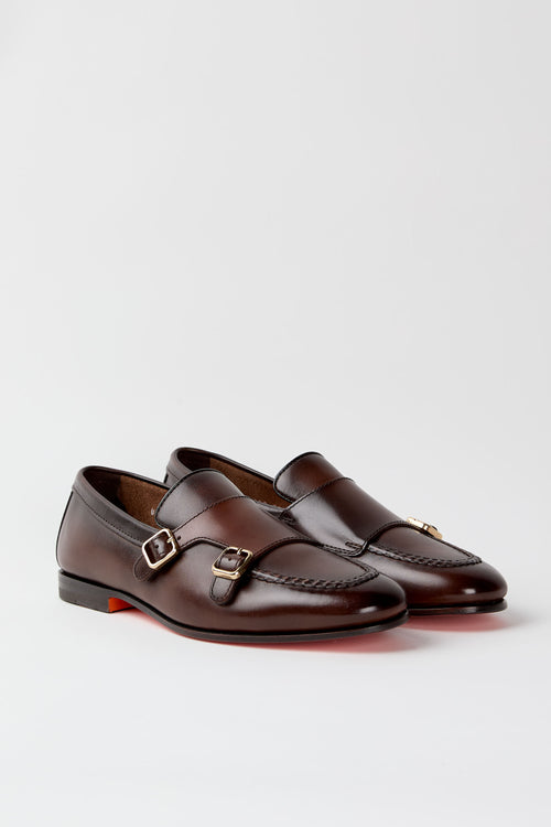 Santoni Mocassino Dark Brown Uomo - 2