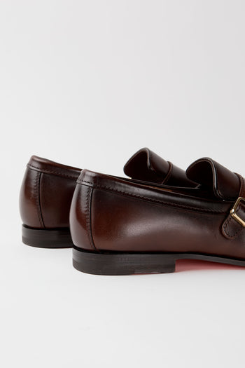 Santoni Mocassino Dark Brown Uomo - 4