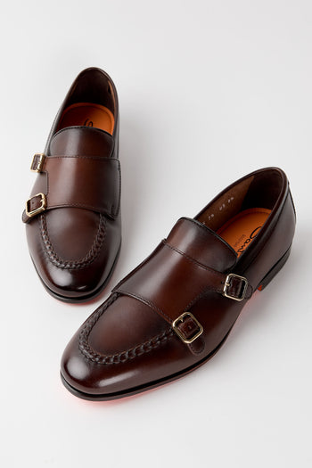 Santoni Mocassino Dark Brown Uomo - 5