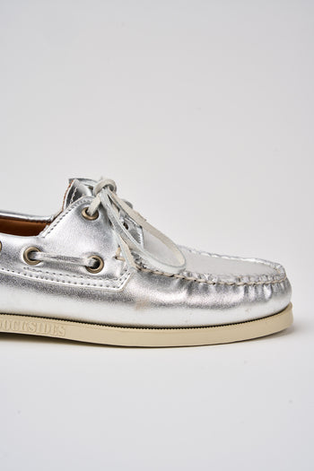 Sebago Mocassino Silver Donna - 4