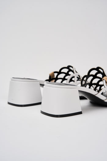 Sergio Rossi Ciabatta Bianco Donna - 5