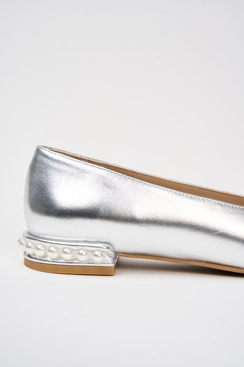 Stuart Weitzman Ballerina Silver Donna - 4