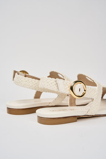 Stuart Weitzman Sandalo Cream Donna - 5