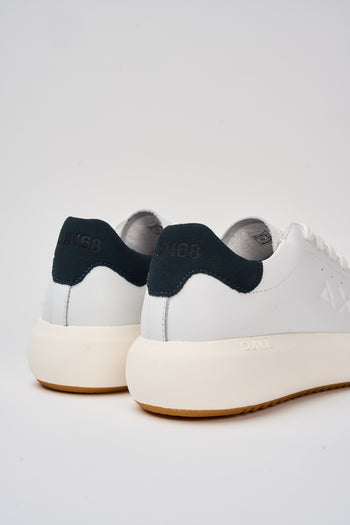 Sun68 Sneaker Bianco/navy Blue Uomo - 5