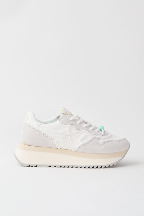 Sun68 Sneaker Bianco Panna Donna