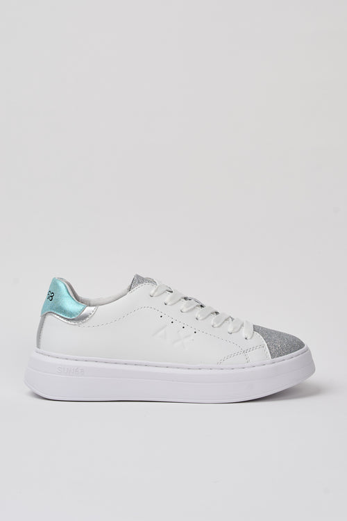 Sun68 Sneaker Bianco/azzurro Donna