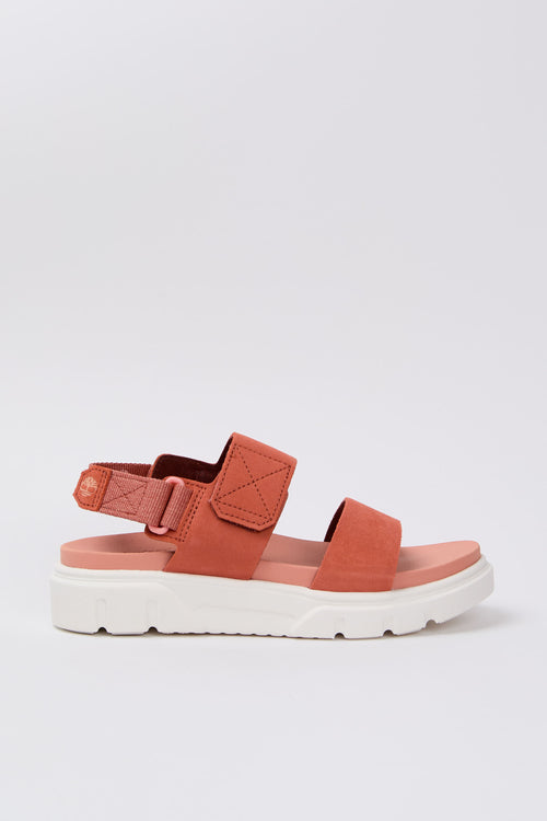 Timberland Sandalo Medium Red Suede Donna
