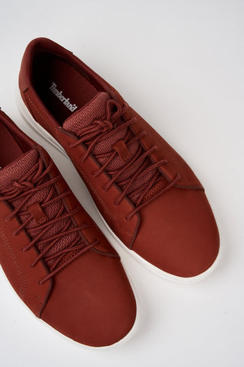 Timberland Sneaker Dark Red Nubuck Uomo - 3