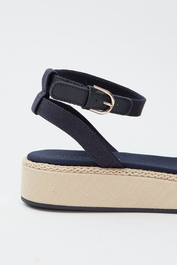 Tommy Hilfiger Sandalo Space Blue Donna - 4