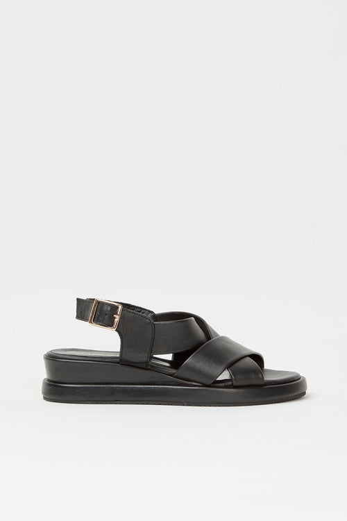 Tre Emme Sandalo Nero Donna