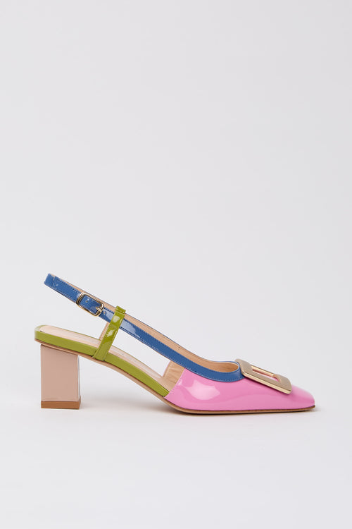 Tre Emme Slingback Rosa+avio+acid Donna