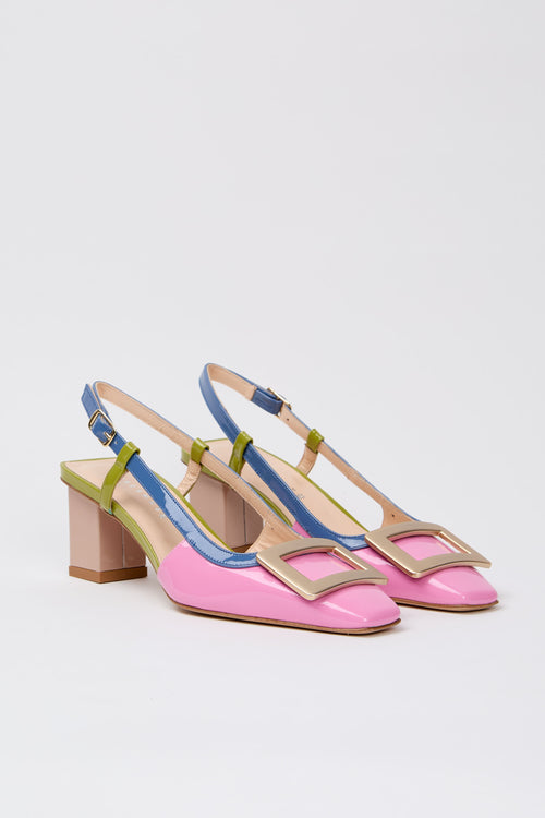 Tre Emme Slingback Rosa+avio+acid Donna - 2