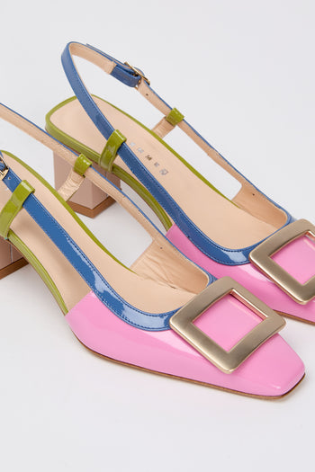 Tre Emme Slingback Rosa+avio+acid Donna - 3