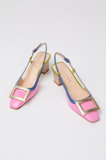 Tre Emme Slingback Rosa+avio+acid Donna - 5