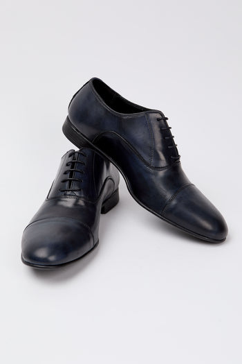 Tre Emme Stringata Blu Uomo - 5