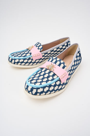 Tre Emme Mocassino Blu+azzurro Donna - 5