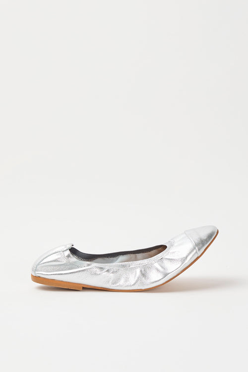 Tre Emme Ballerina Argento Donna