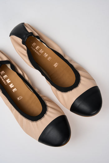 Tre Emme Ballerina Cipria/nero Donna - 3