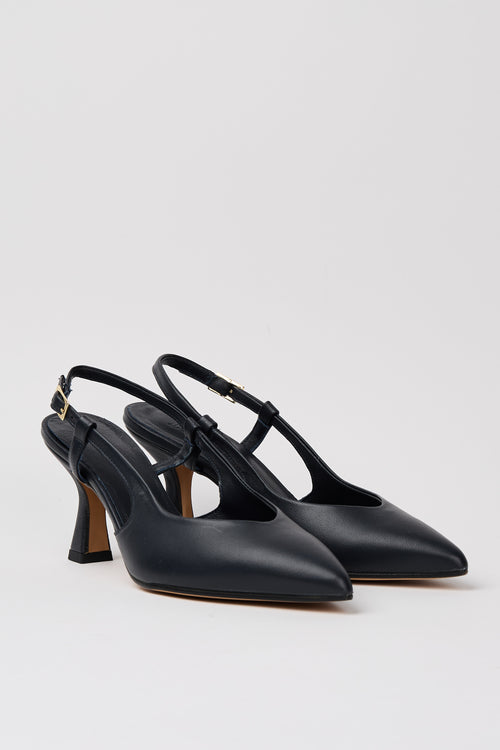 Tre Emme Slingback Blu Donna - 2