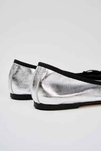 Tre Emme Ballerina Nero+argento Donna - 5