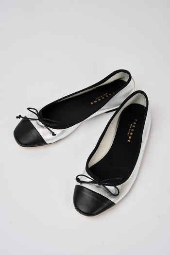 Tre Emme Ballerina Nero+argento Donna - 6