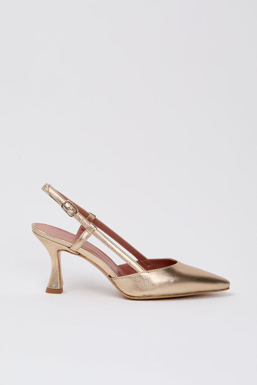 Tre Emme Slingback Platino Donna