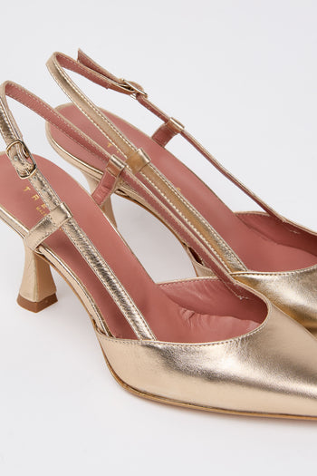 Tre Emme Slingback Platino Donna - 3