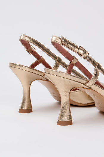 Tre Emme Slingback Platino Donna - 4