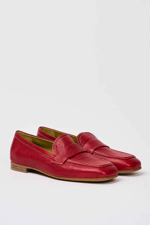 Tre Emme Mocassino Rosso Donna - 2