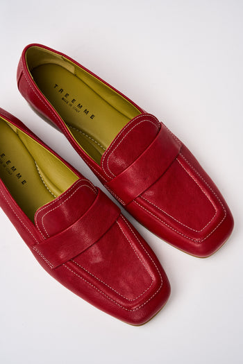 Tre Emme Mocassino Rosso Donna - 3