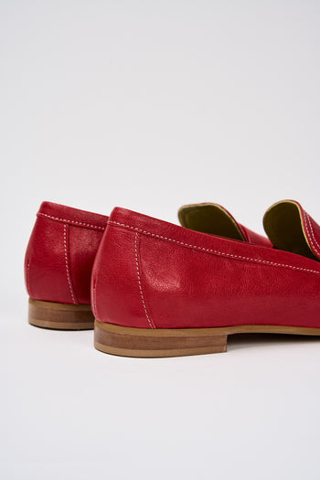 Tre Emme Mocassino Rosso Donna - 5