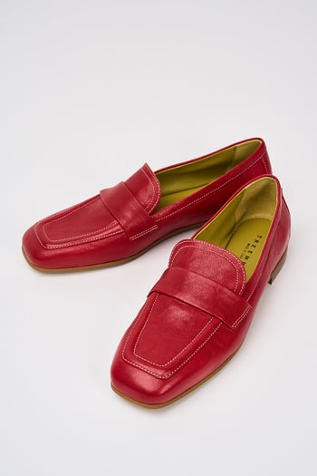 Tre Emme Mocassino Rosso Donna - 6