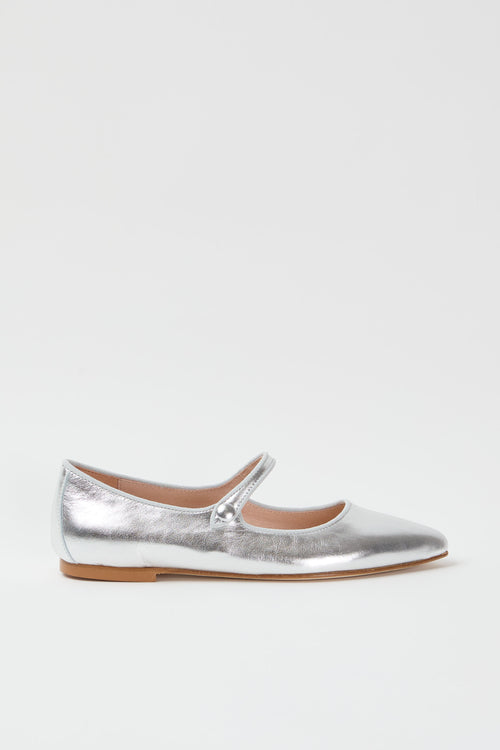 Tre Emme Ballerina Argento Donna