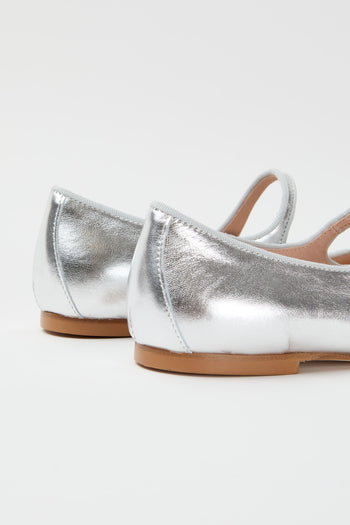 Tre Emme Ballerina Argento Donna - 4