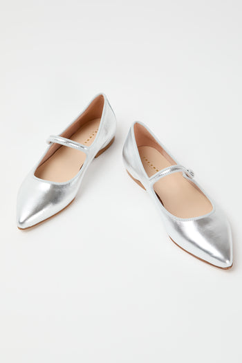 Tre Emme Ballerina Argento Donna - 6