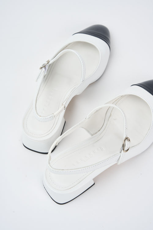 Tre Emme Slingback Abyss+bianco Donna - 2