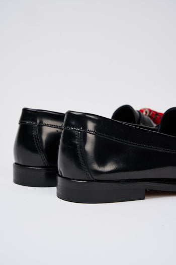 Tre Emme Mocassino Nero+panna Donna - 5