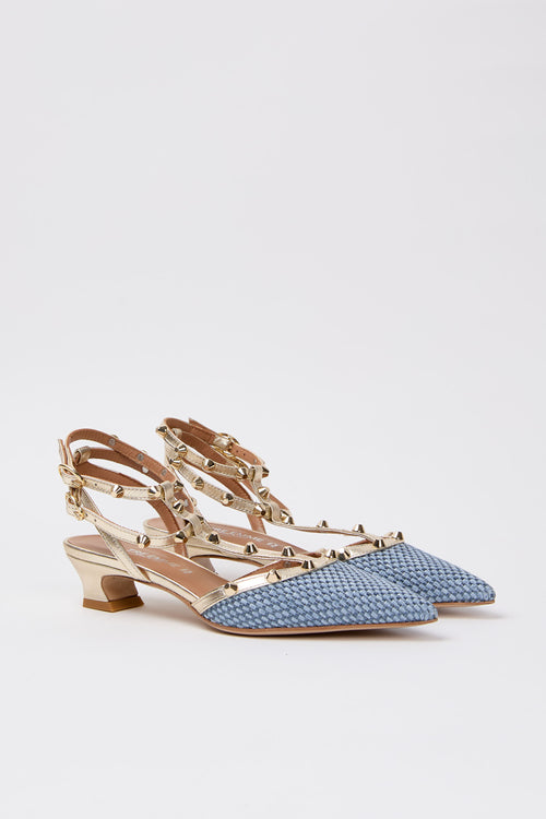 Tre Emme Slingback Platino Donna - 2