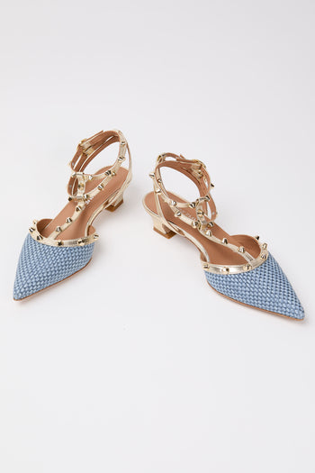 Tre Emme Slingback Platino Donna - 5