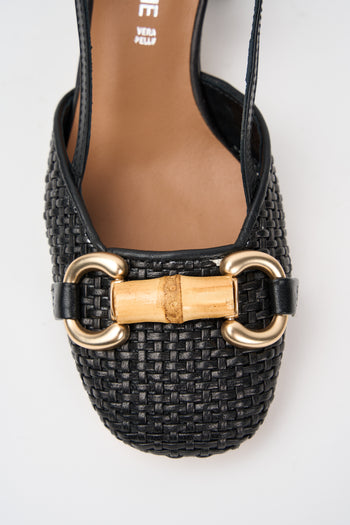Tre Emme Slingback Nero Donna - 3