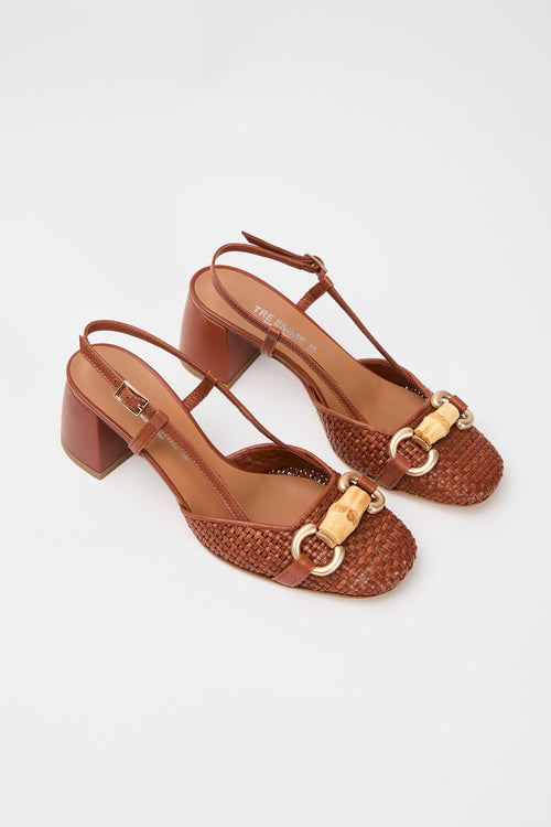 Tre Emme Slingback Tan Donna - 2