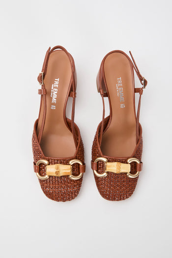 Tre Emme Slingback Tan Donna - 5