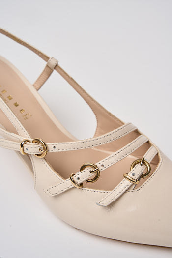 Tre Emme Slingback Vaniglia Donna - 4