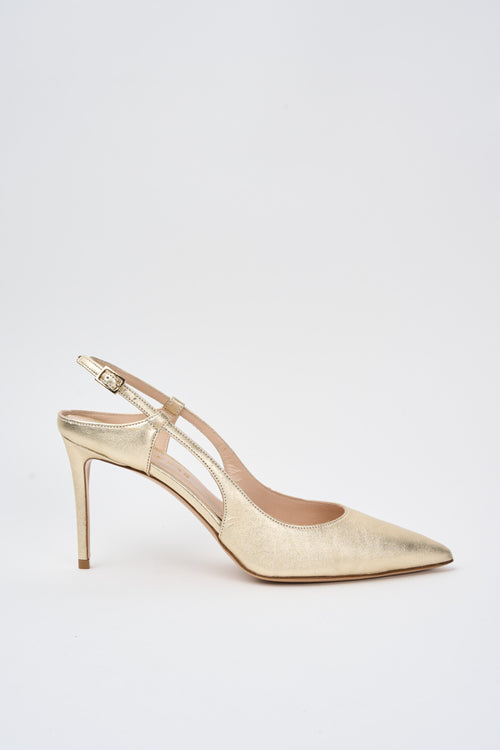 Tre Emme Slingback Platino Donna