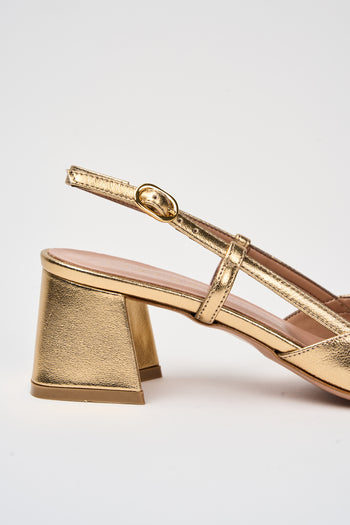 Tre Emme Slingback Oro Donna - 5