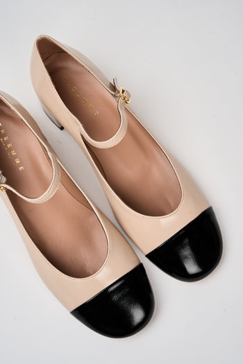 Tre Emme Ballerina Sabbia+nero Donna - 3