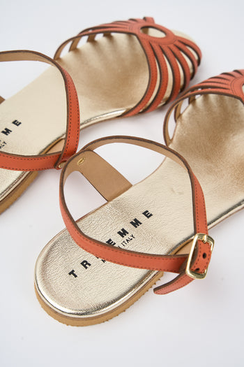 Tre Emme Sandalo Arancio Donna - 3