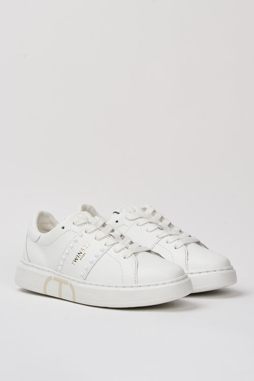 Twinset Sneaker Bianco Ottico Donna - 2